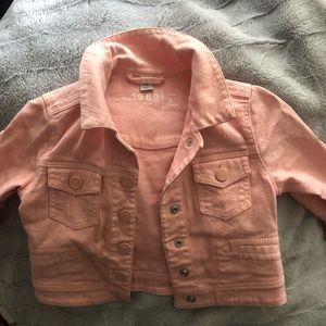 Gap jean jacket blush pink